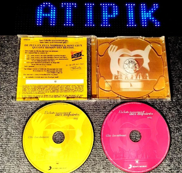 🏎 La Boïte À Musique Des Enfoirés 2013 - Double CD Restos Du Côur - 13 Ans – photo 3